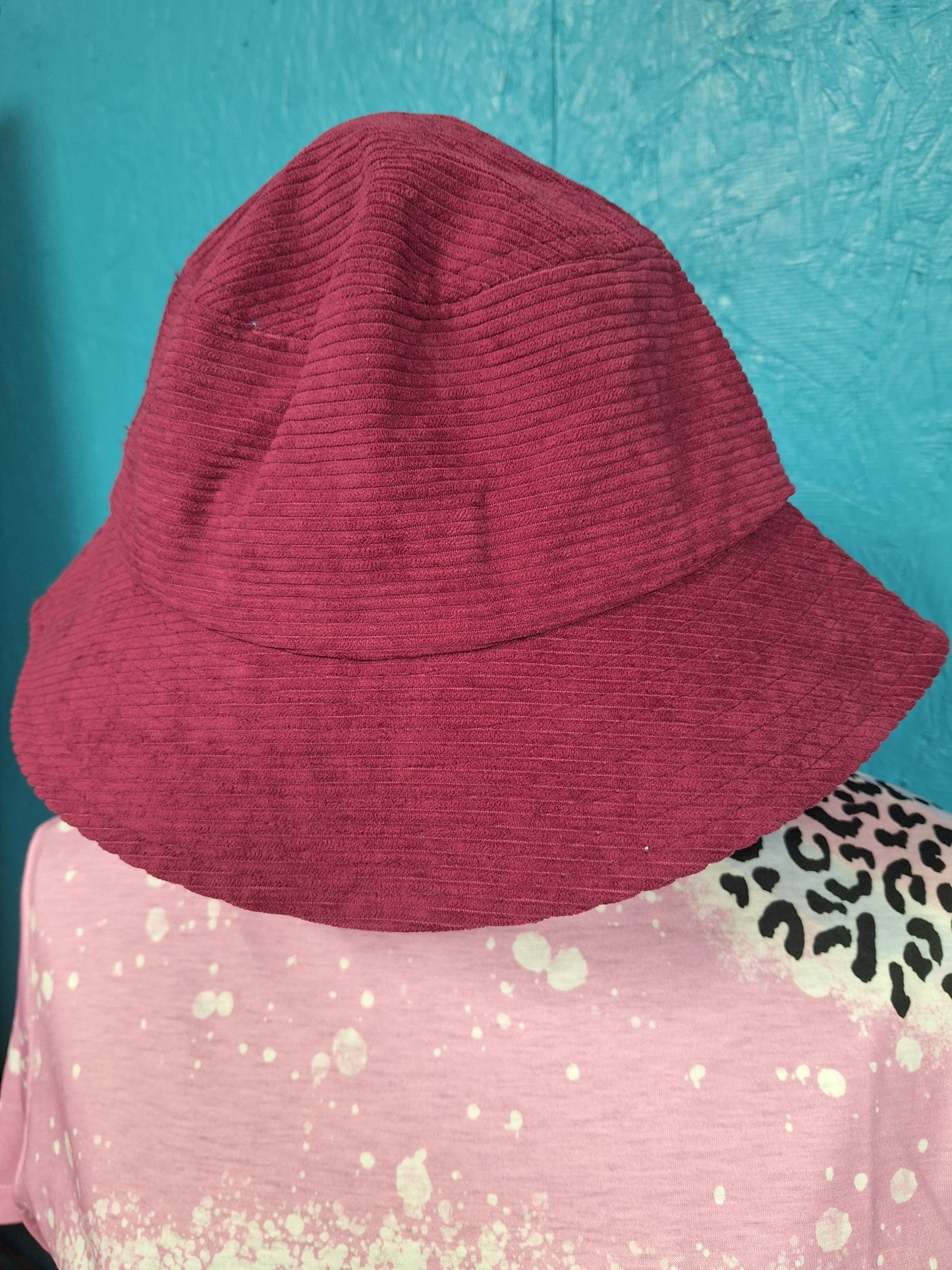 Burgundy Bucket Hat