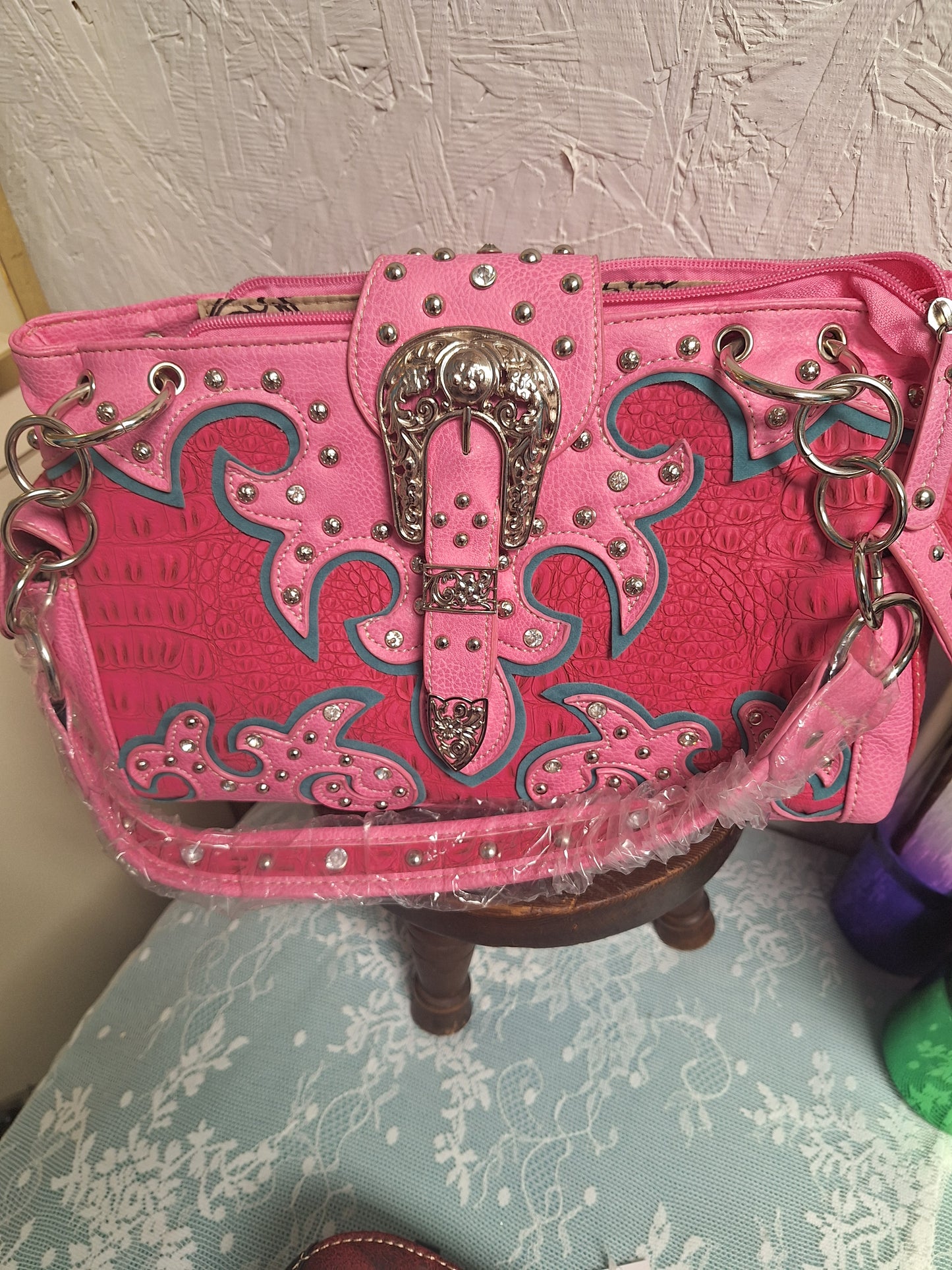 Pink Western Handbag