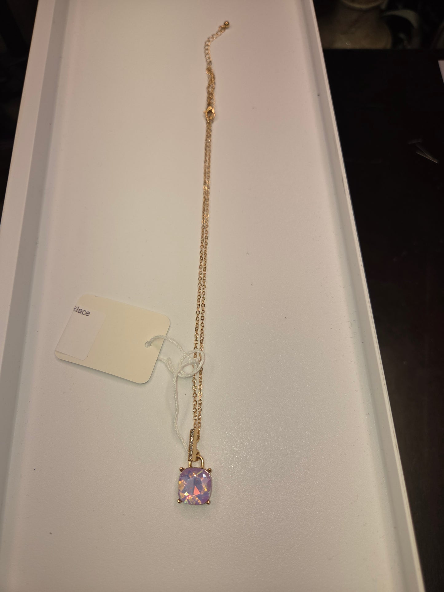 Lavender Stone Necklace
