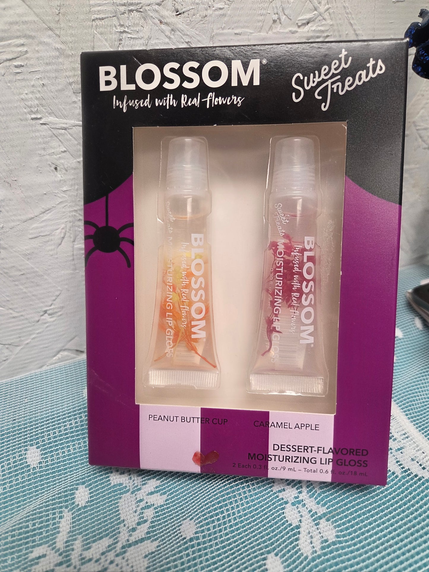 Dessert Lip Gloss Infused with Real Flowers