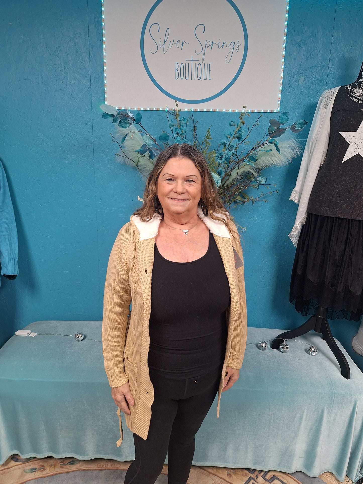 Beige Sweater(Size Up for fitted look)