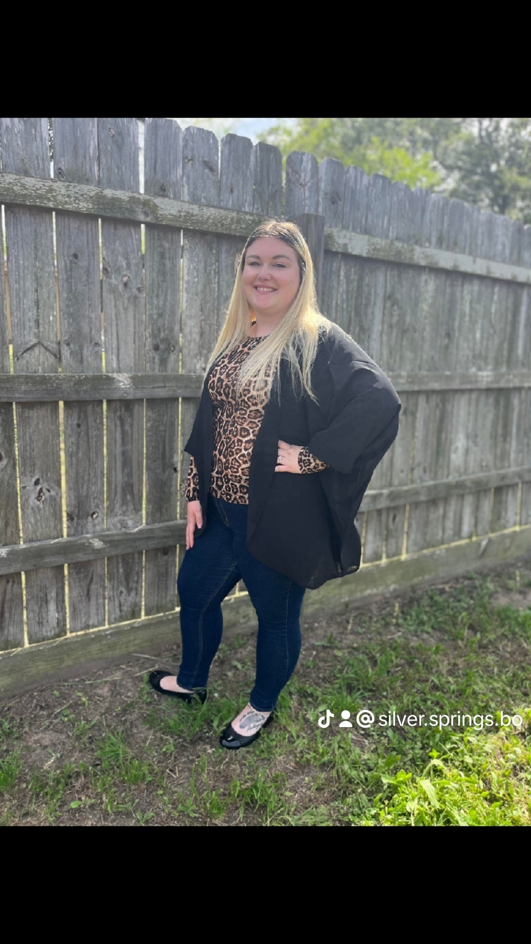 Black Sheer Cardigan