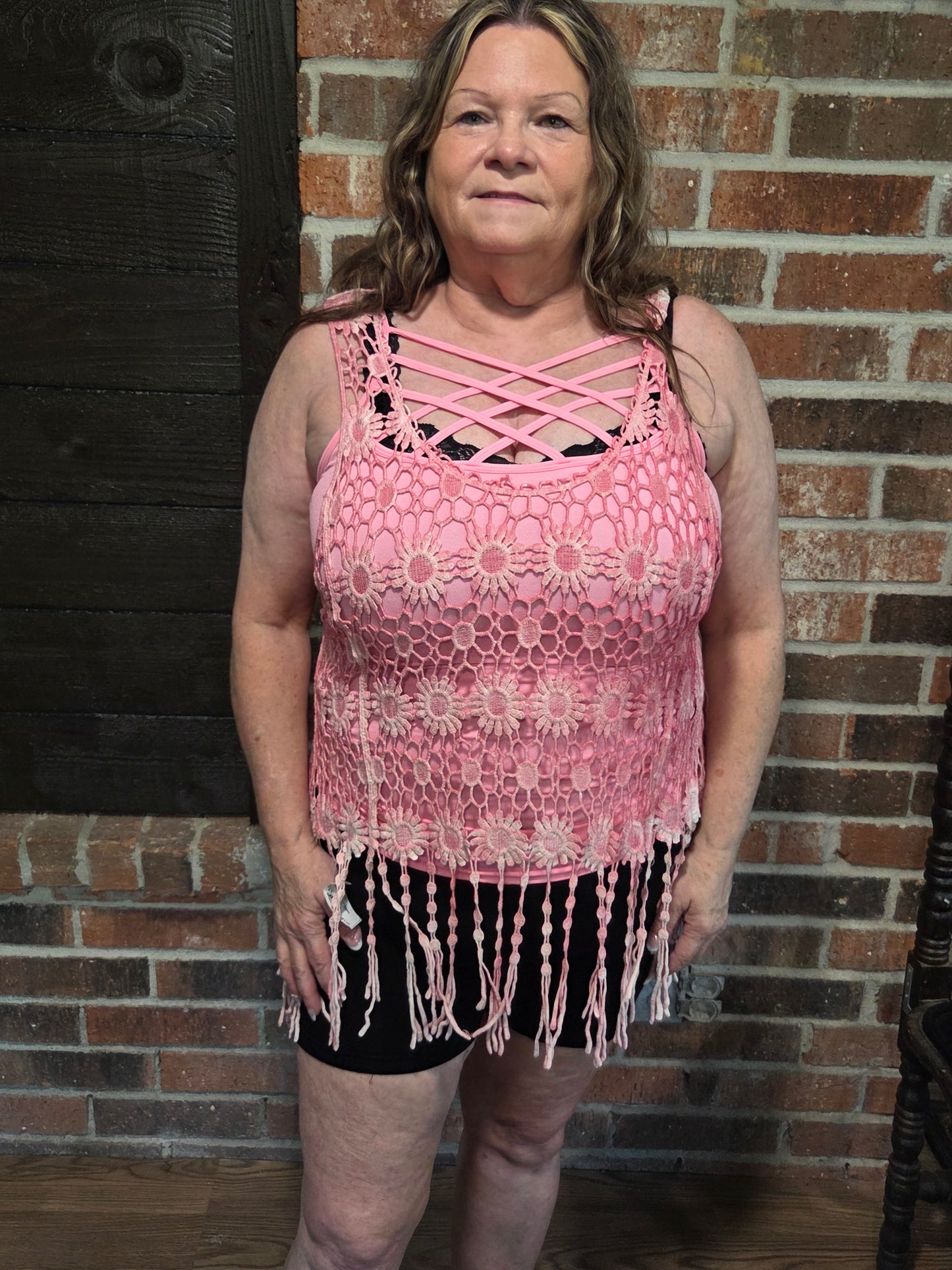 Flower Crochet Top