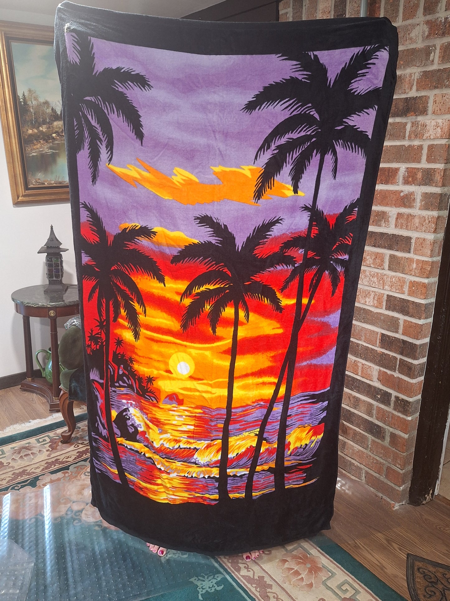 Palm Tree Beach Towel