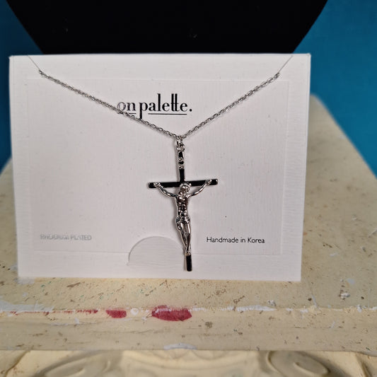 Silver Cross Necklace