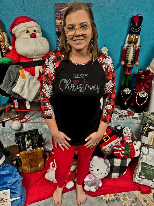 Rhinestone Christmas Shirt