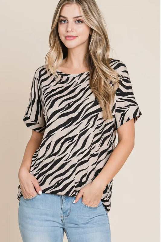 Zebra Top