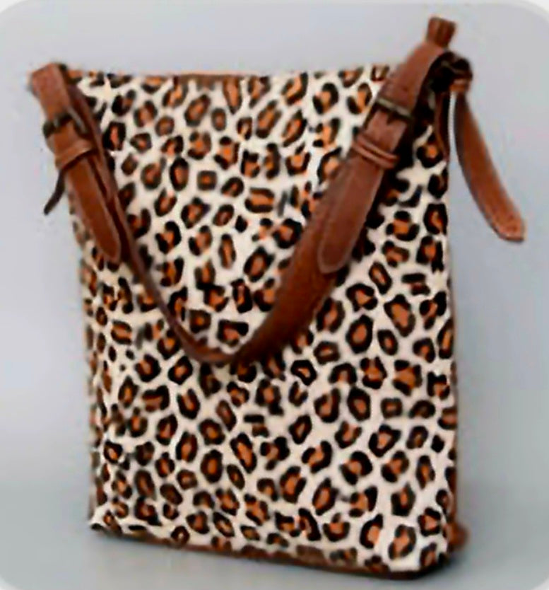 Hobo  LeoHair on Hide Genuine Leather