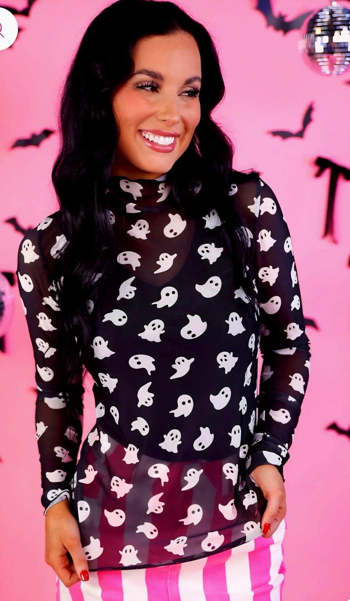Keegan Ghost Mesh Top