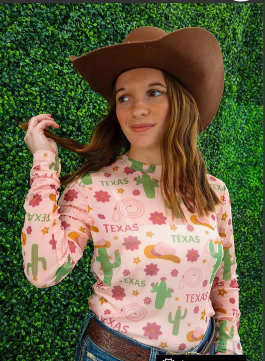 #89 Texas Cactus Mesh Top