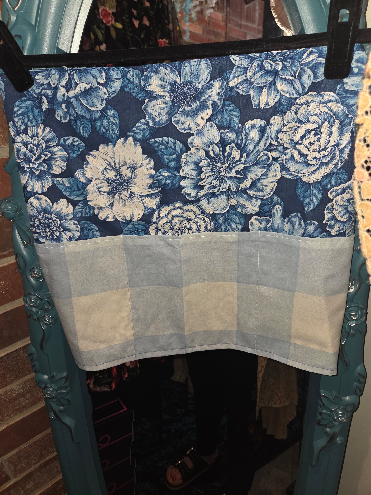 Blue Flowers Apron