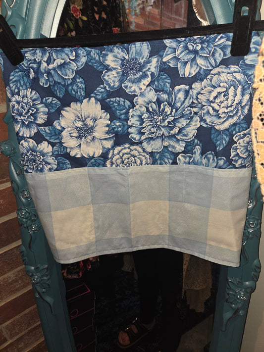 Blue Flowers Apron
