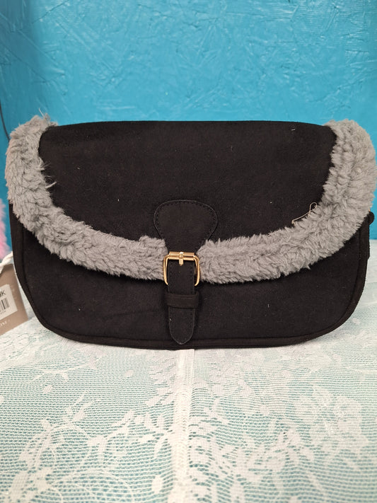 Fur Lined Crossbody Bag