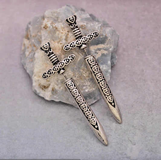 Sword Earrings