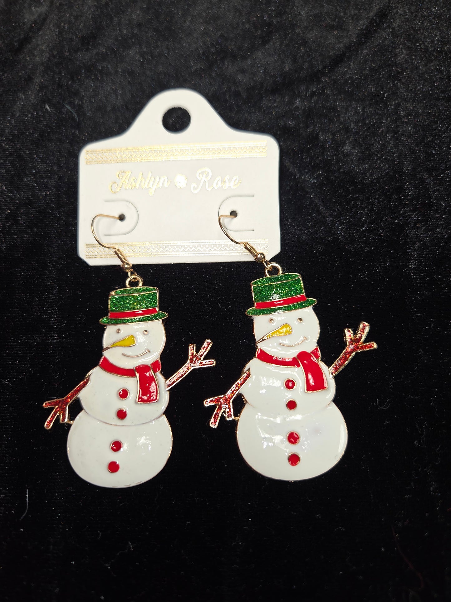 Snowman Earrings