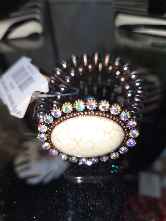 White Bentley Coppertone Bracelet