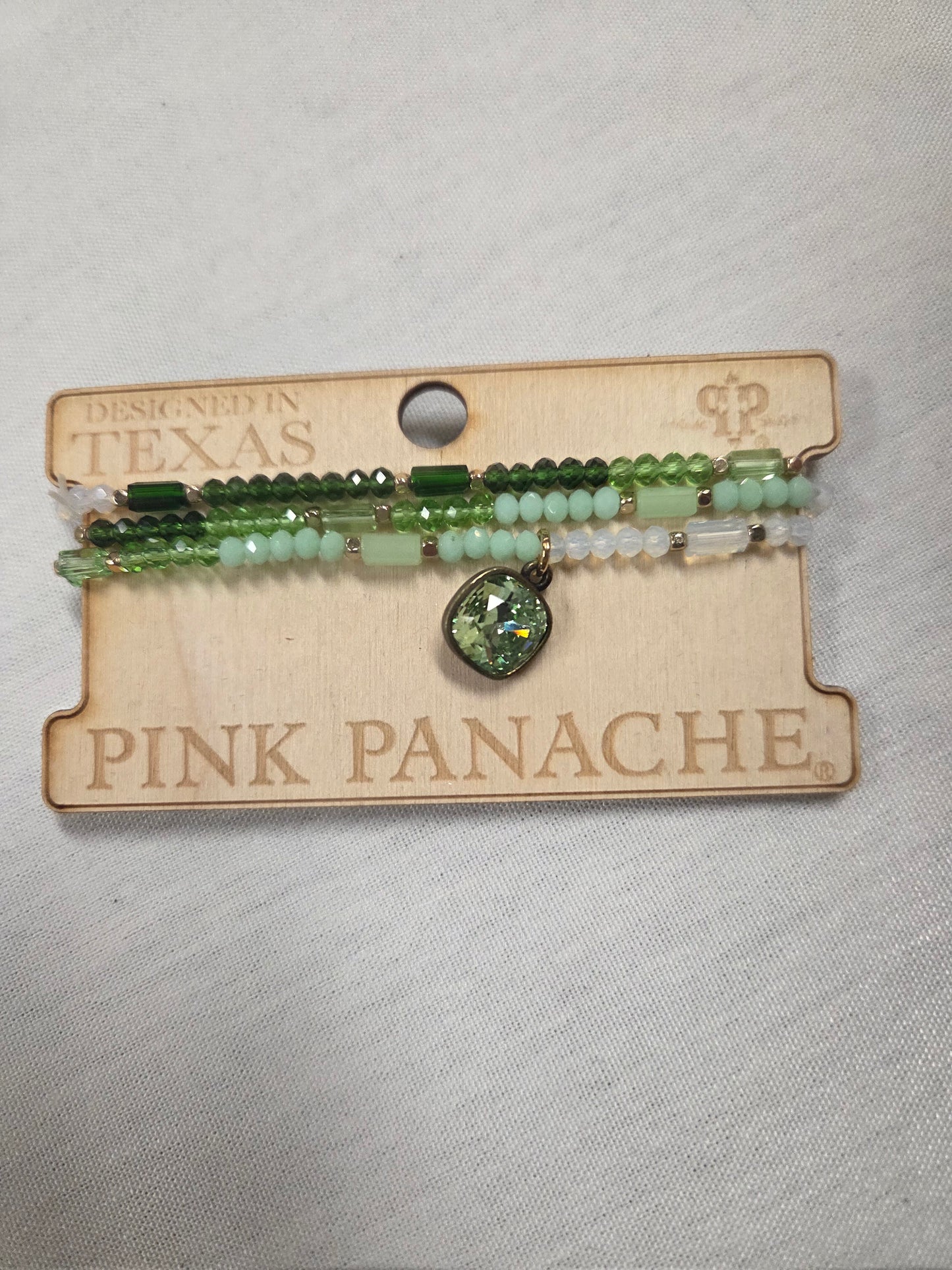 Green Drop Bracelet Set