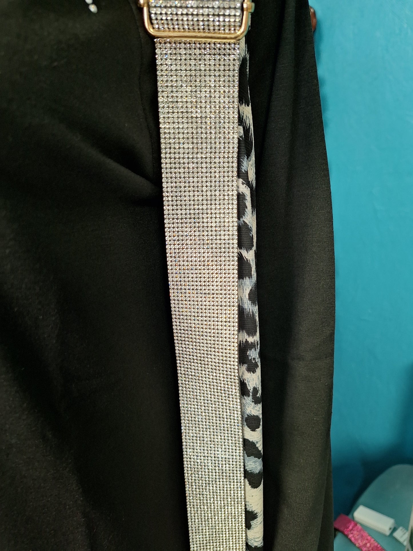 Clear Bling Purse Strap