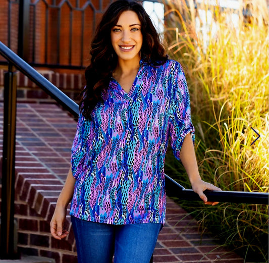 Abstract Print Top