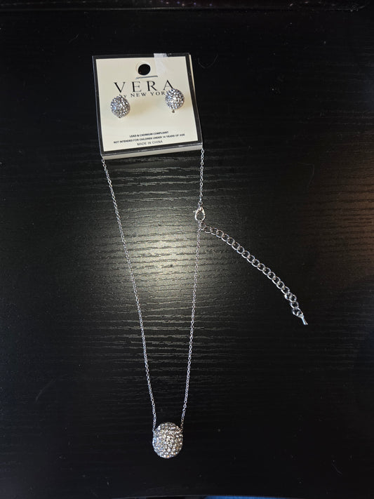 Silver Ball Necklace