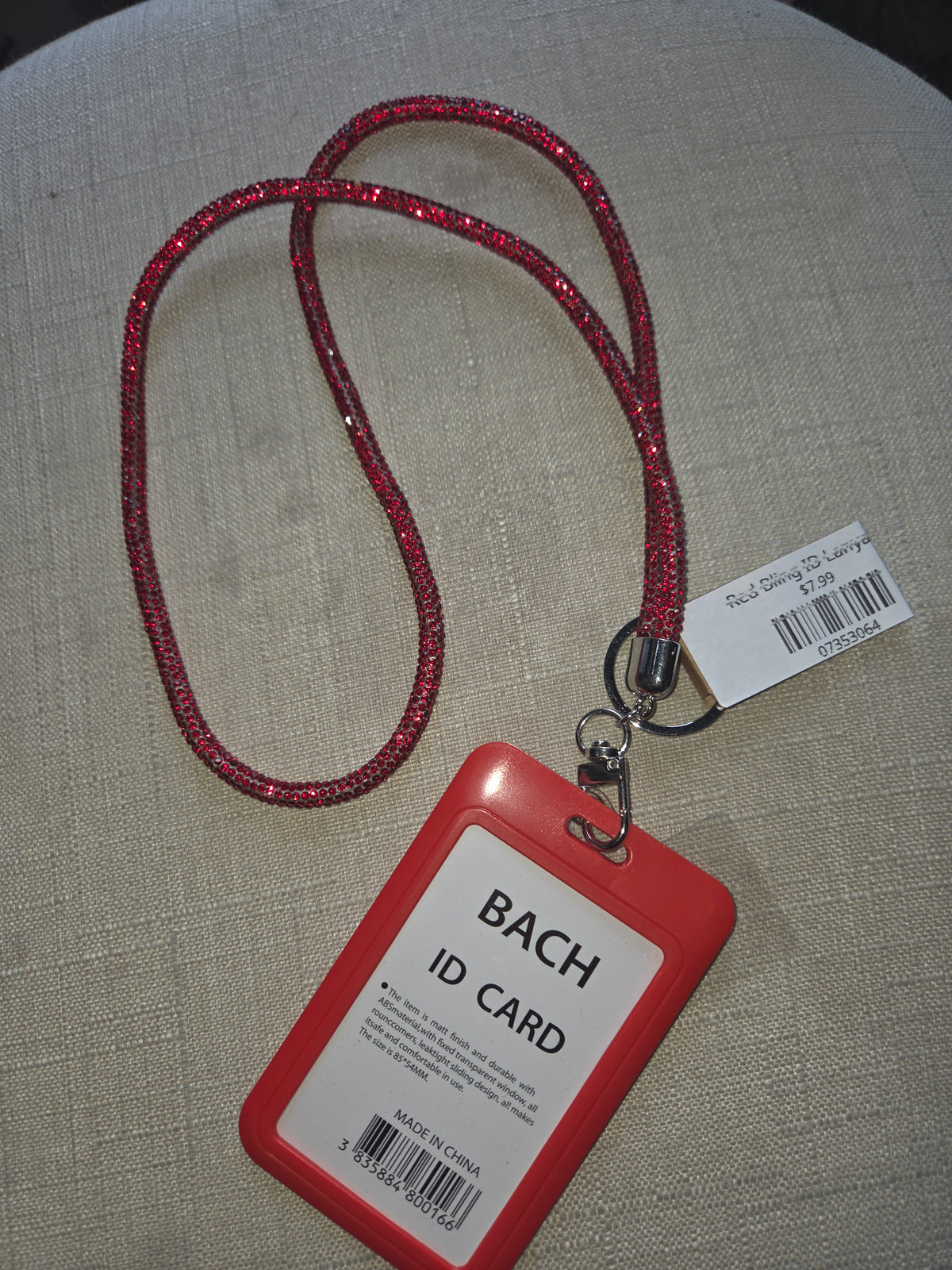 Red Bling ID Lanyard