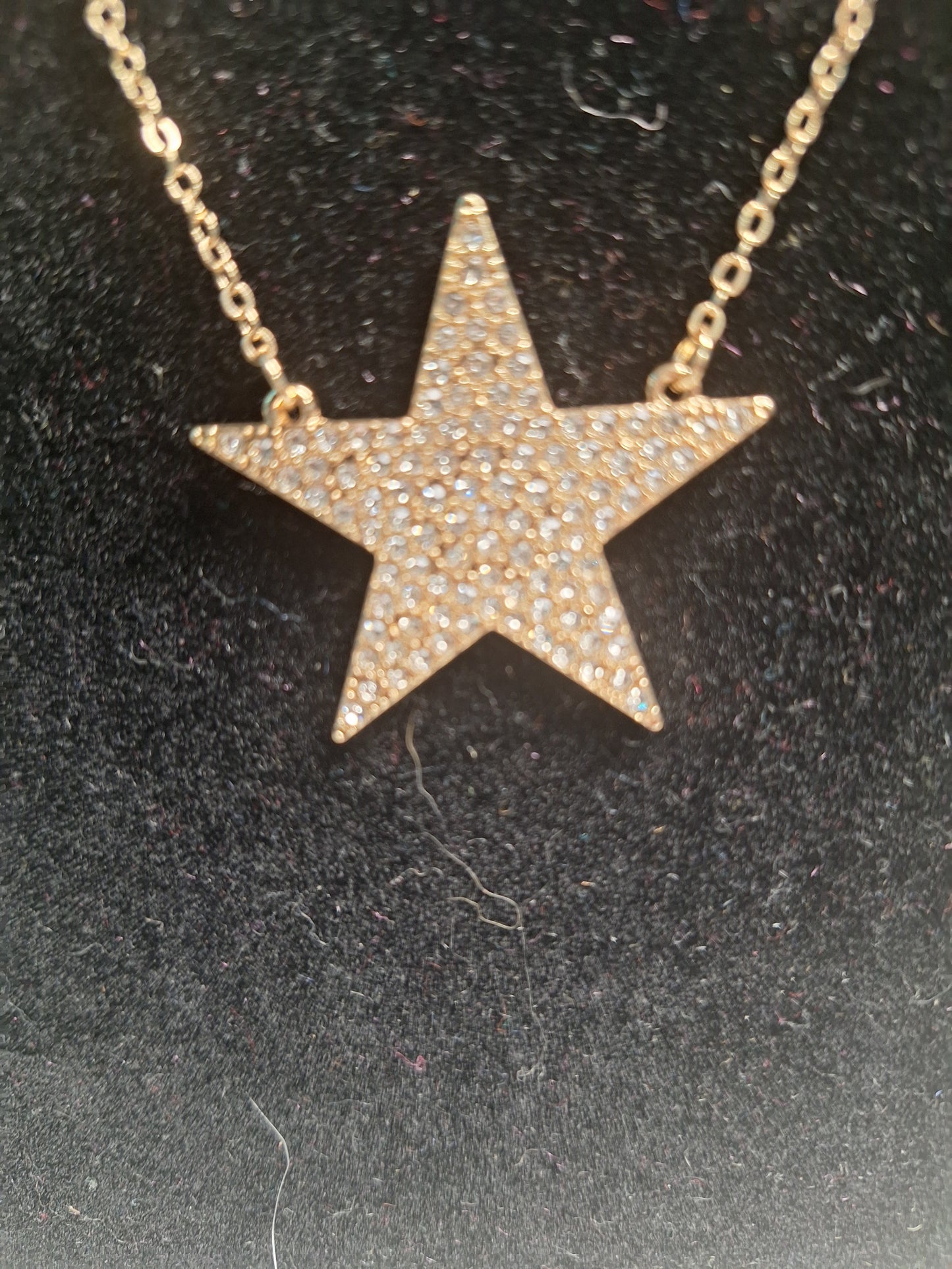 Star Necklace with Studs