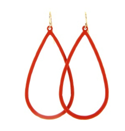 Matte Teardrop Earrings