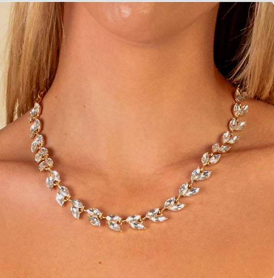 Clear Crystal Necklace