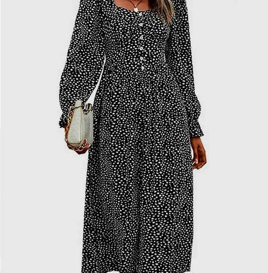Square Neck Dress