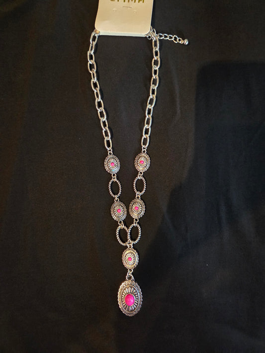 Pink Stone Necklace