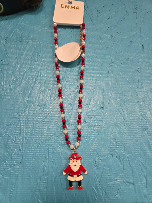 Cowboy Santa Necklace