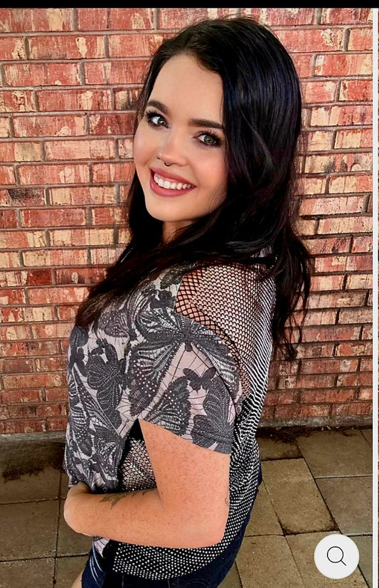 Love is Like A Butterfly Top