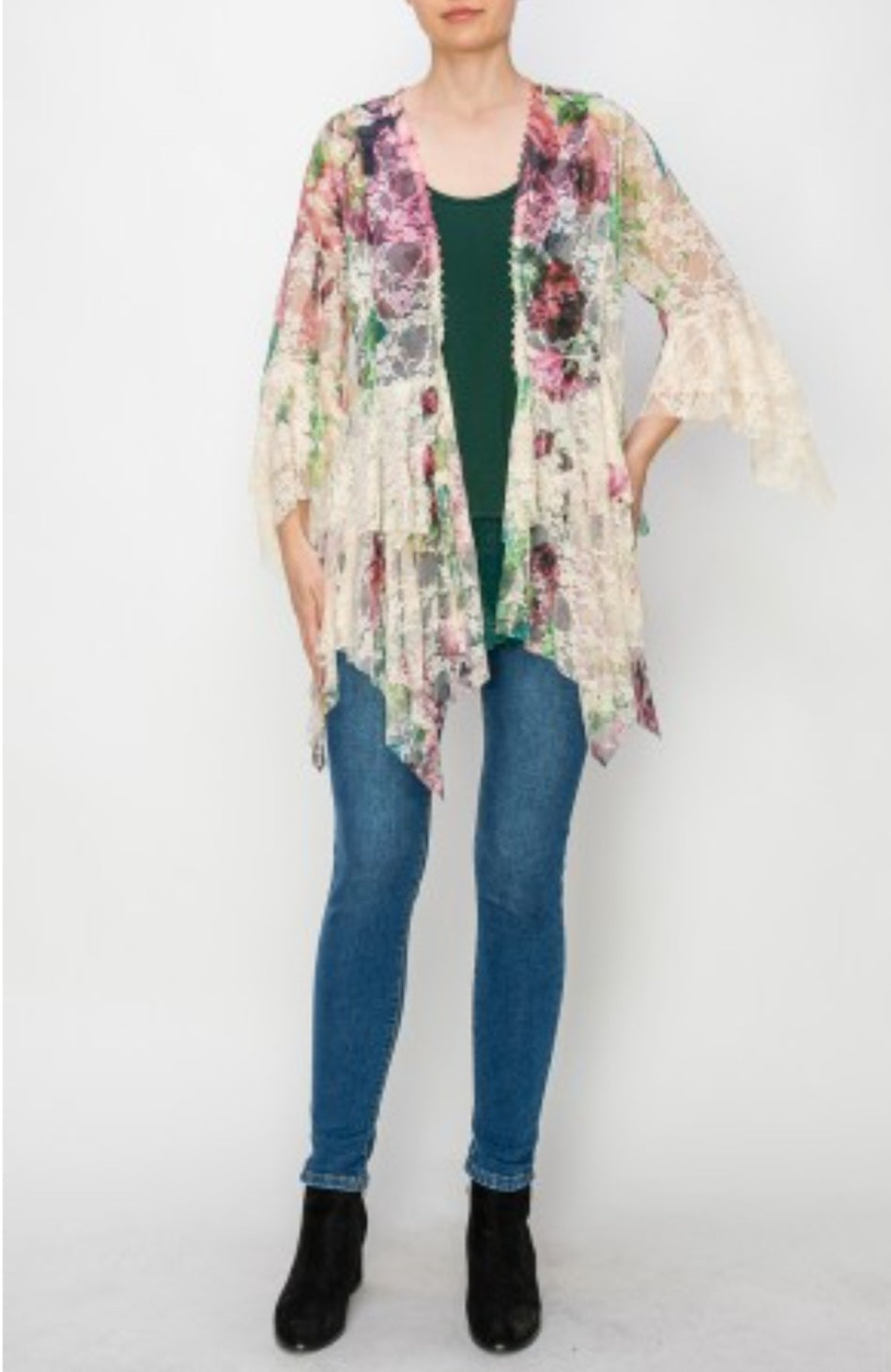Big Rose Cardigan