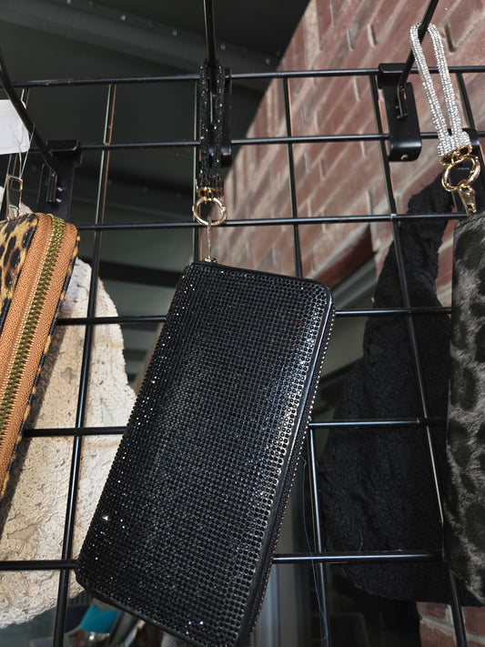 Black Bling Wallet