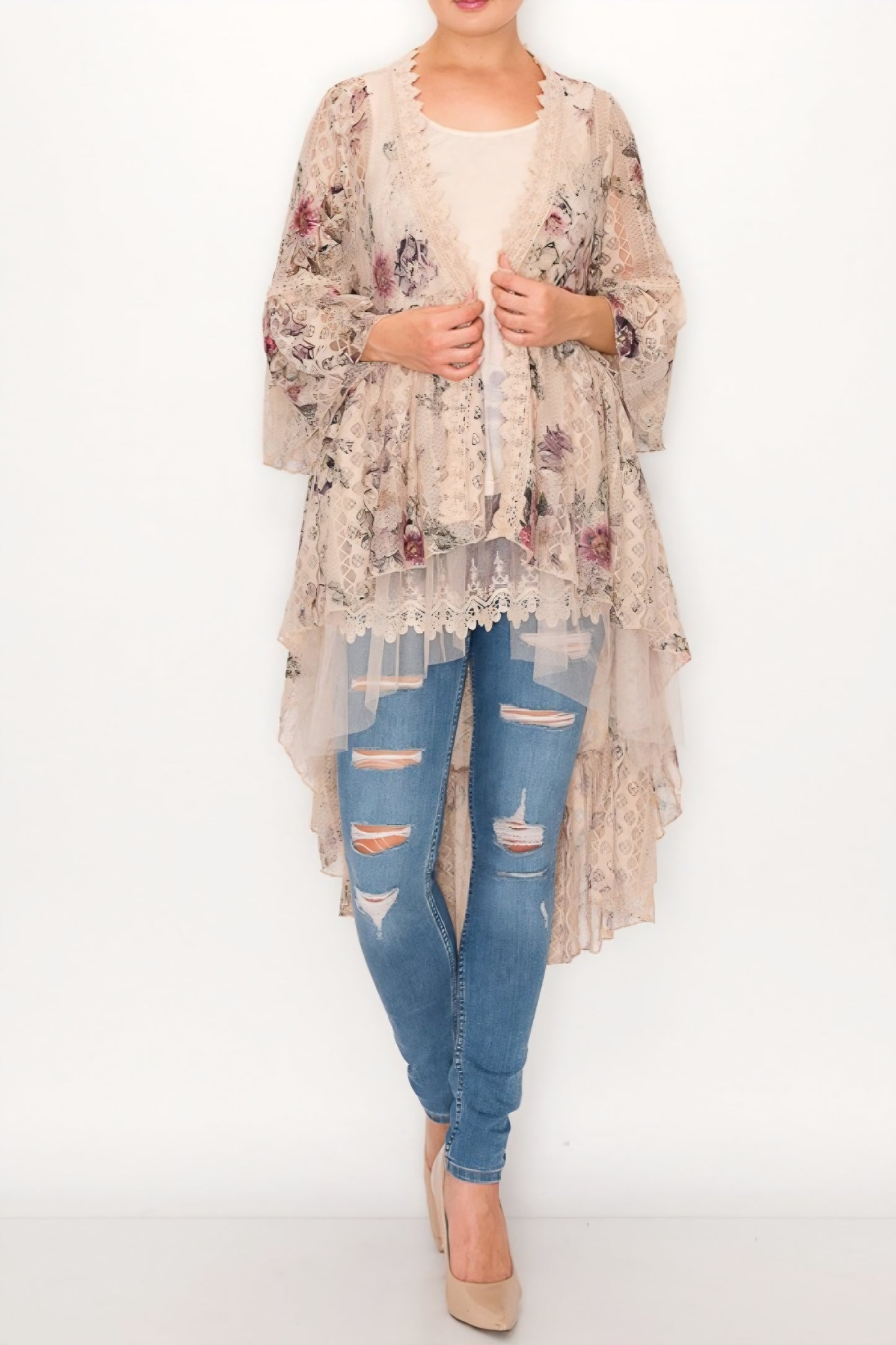 Floral Lace Cardigan