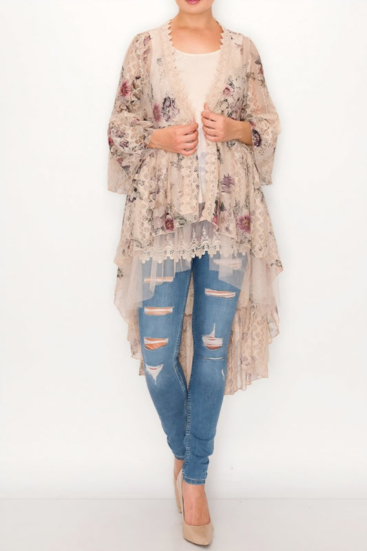 Floral Lace Cardigan