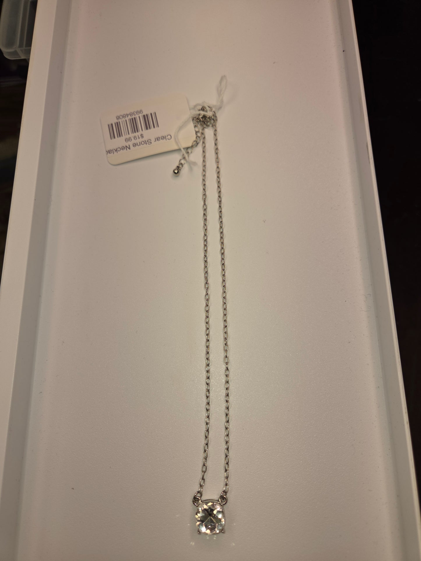Clear Stone Necklace