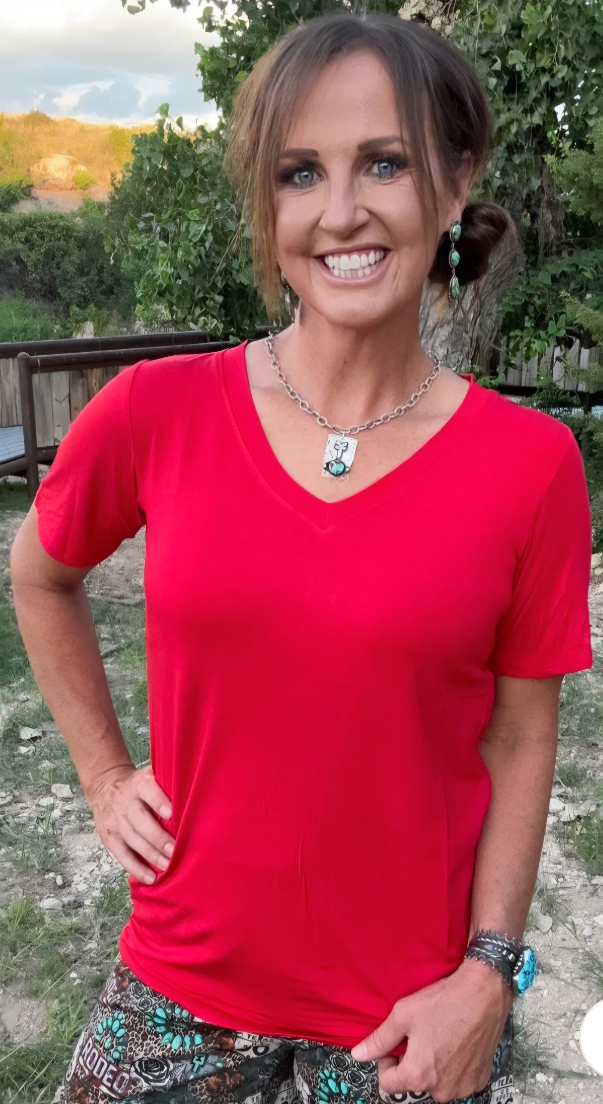 Simple Sterling Red Top