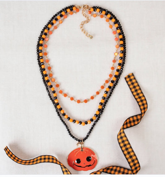 Fat Pumpkin Layered Necklace