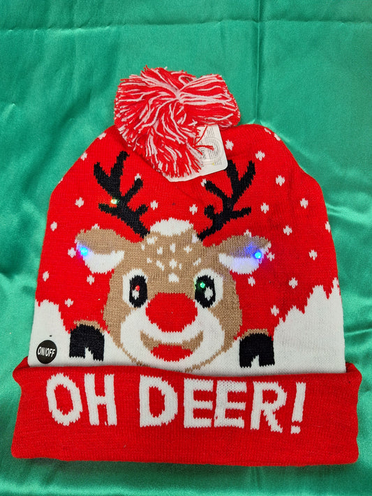 Oh Deer Light Up Beanie