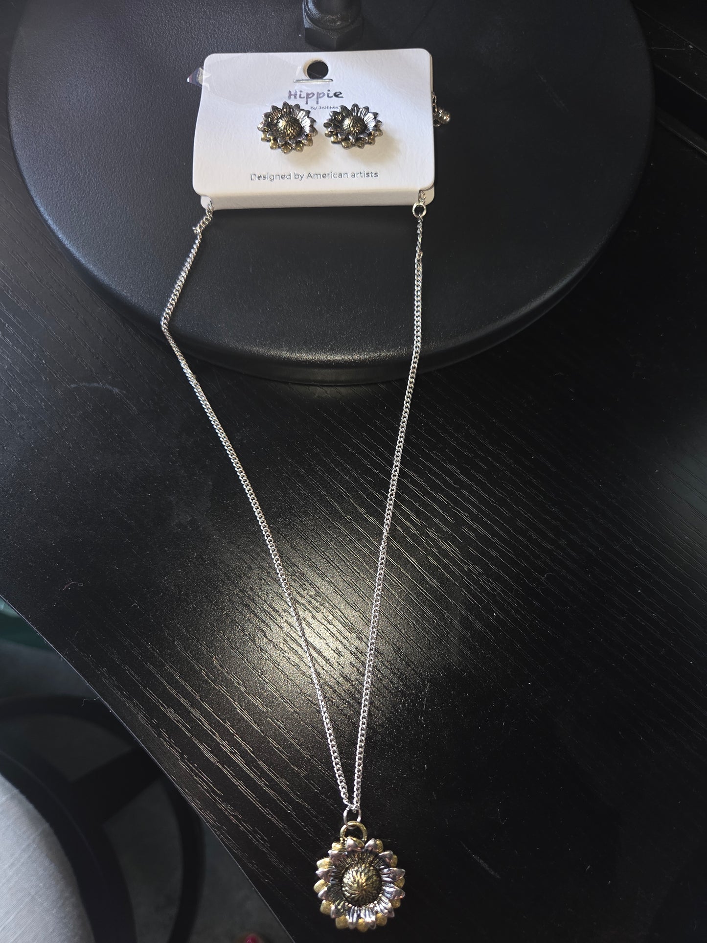 Sunflower Necklace Set