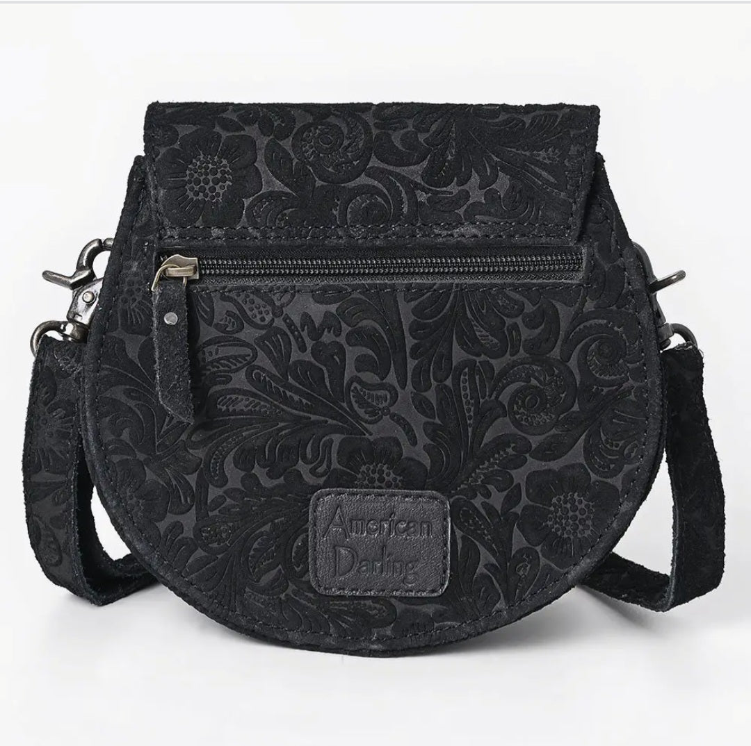 Floral Damascus Embossed Crossbody