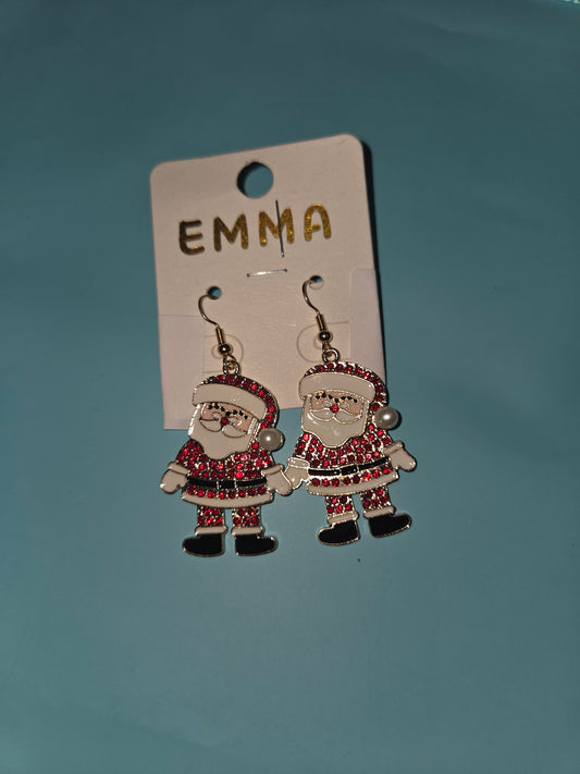 Santa Body Earrings
