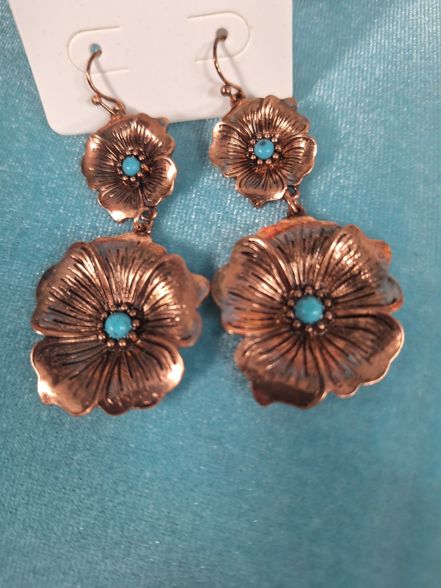 Flower Stone Earrings