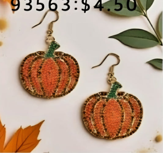 Pumpkin Earrings
