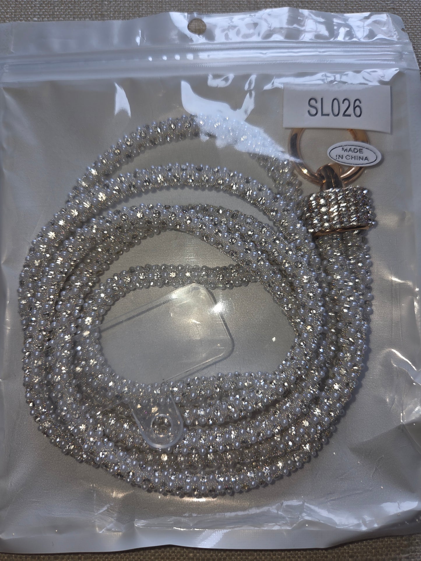 Rhinestone Phone Lanyard