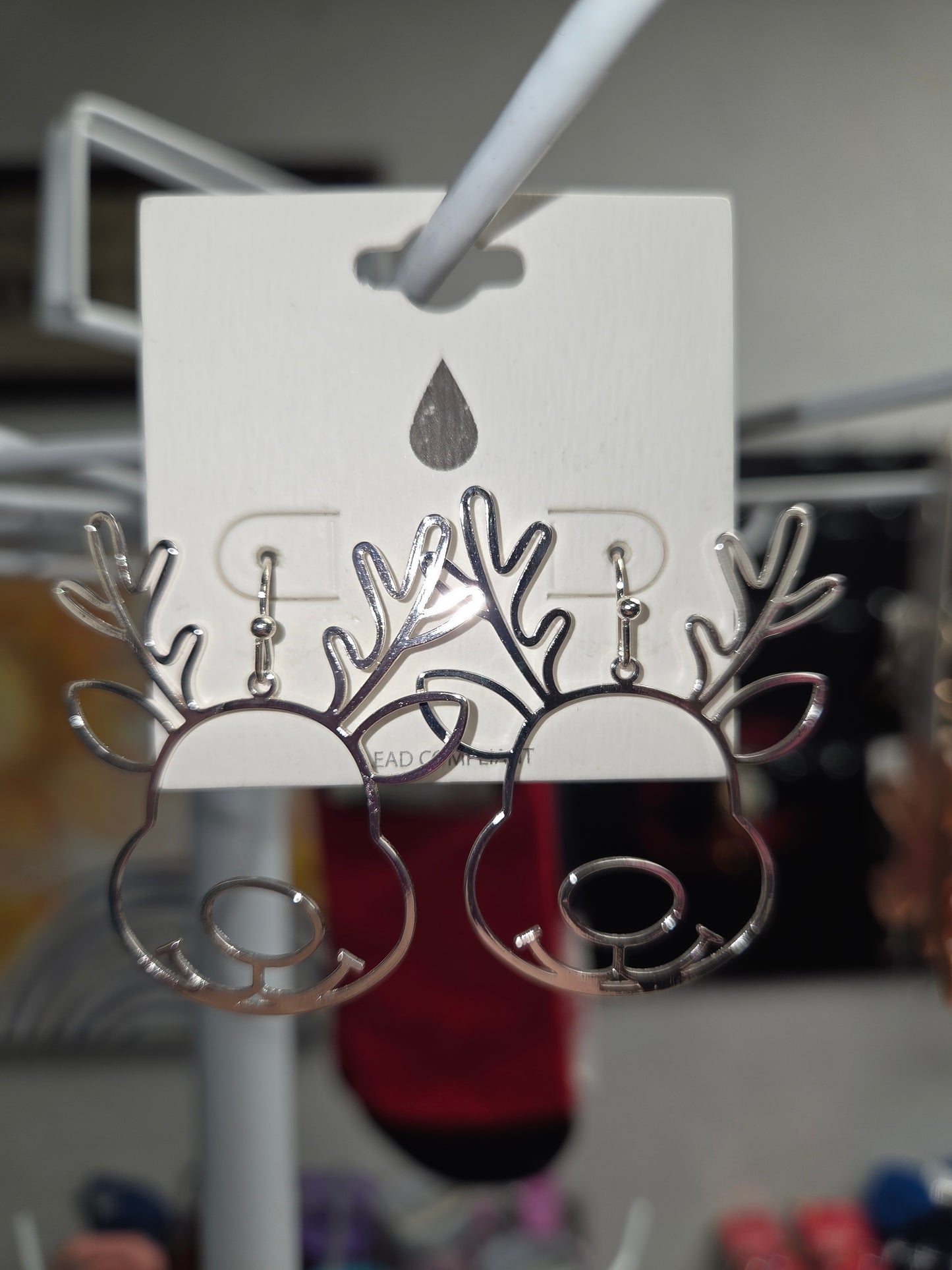 Deer Head Earrings