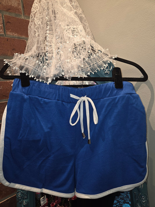 Blue Retro Shorts