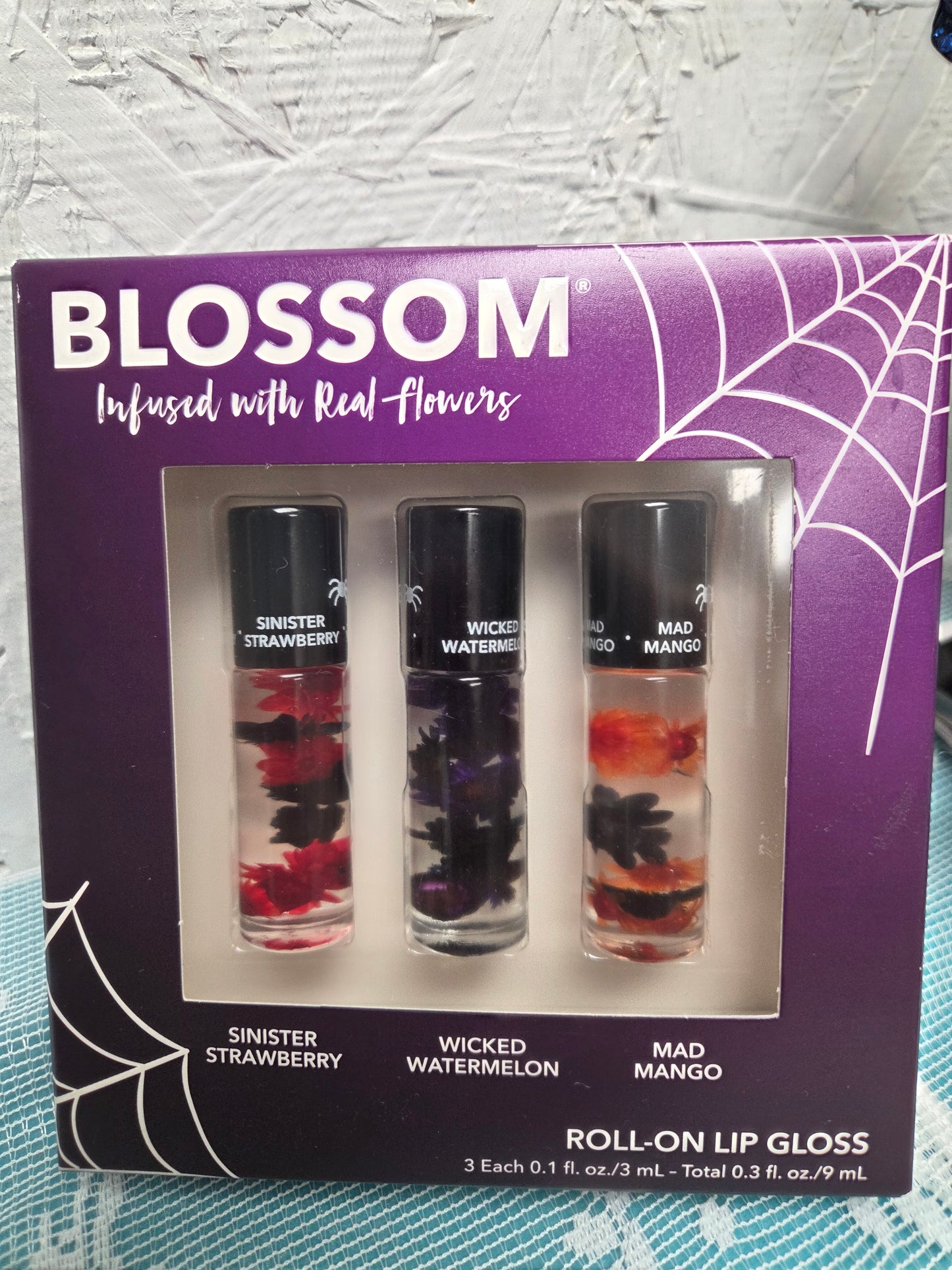 Roll On Lip Gloss Infused with Real Flowers