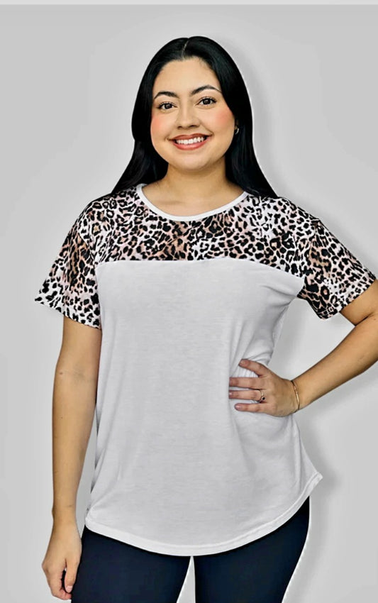 White Leo Top